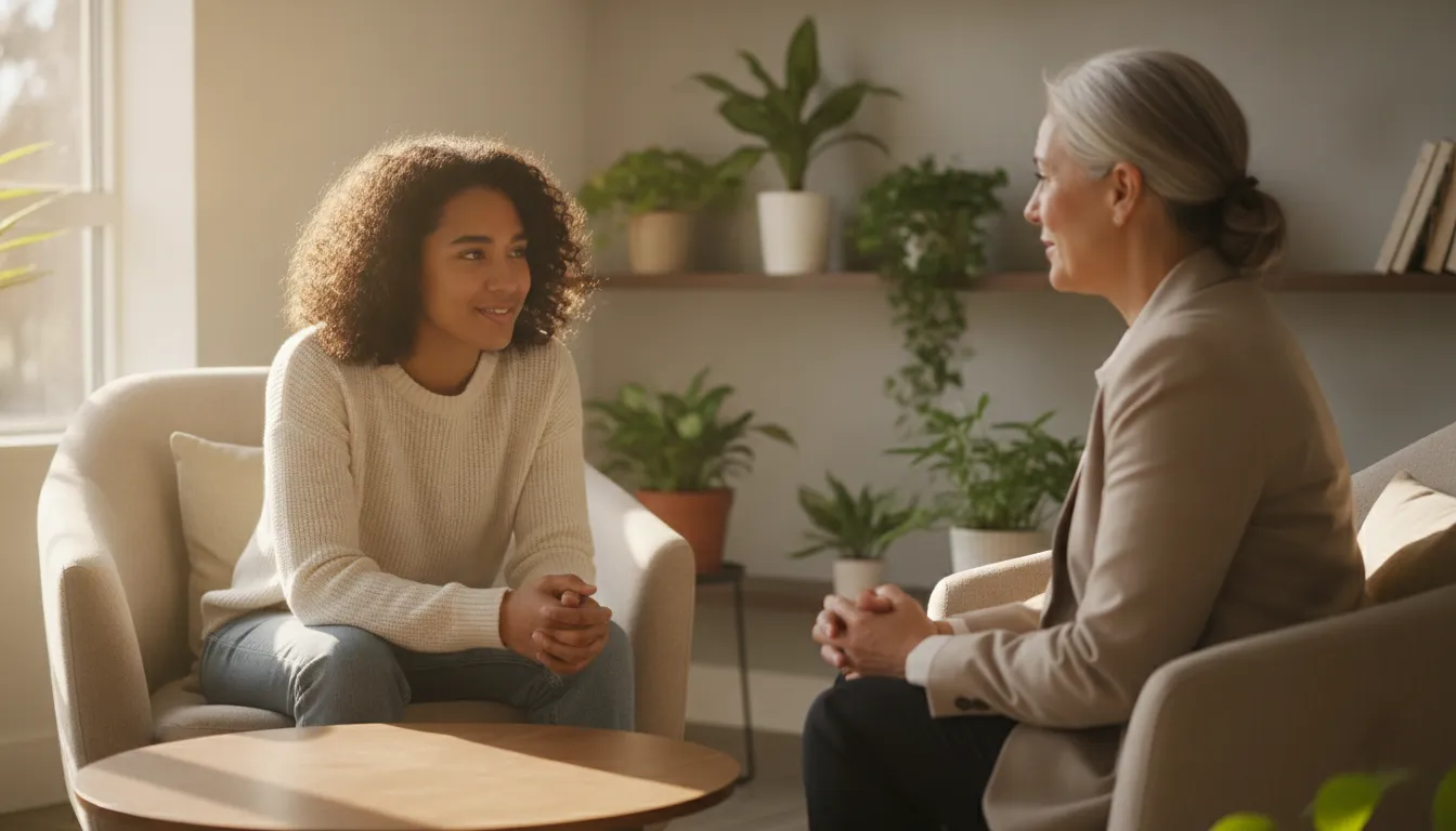 Coming out therapist Edmonton support in a warm counselling room