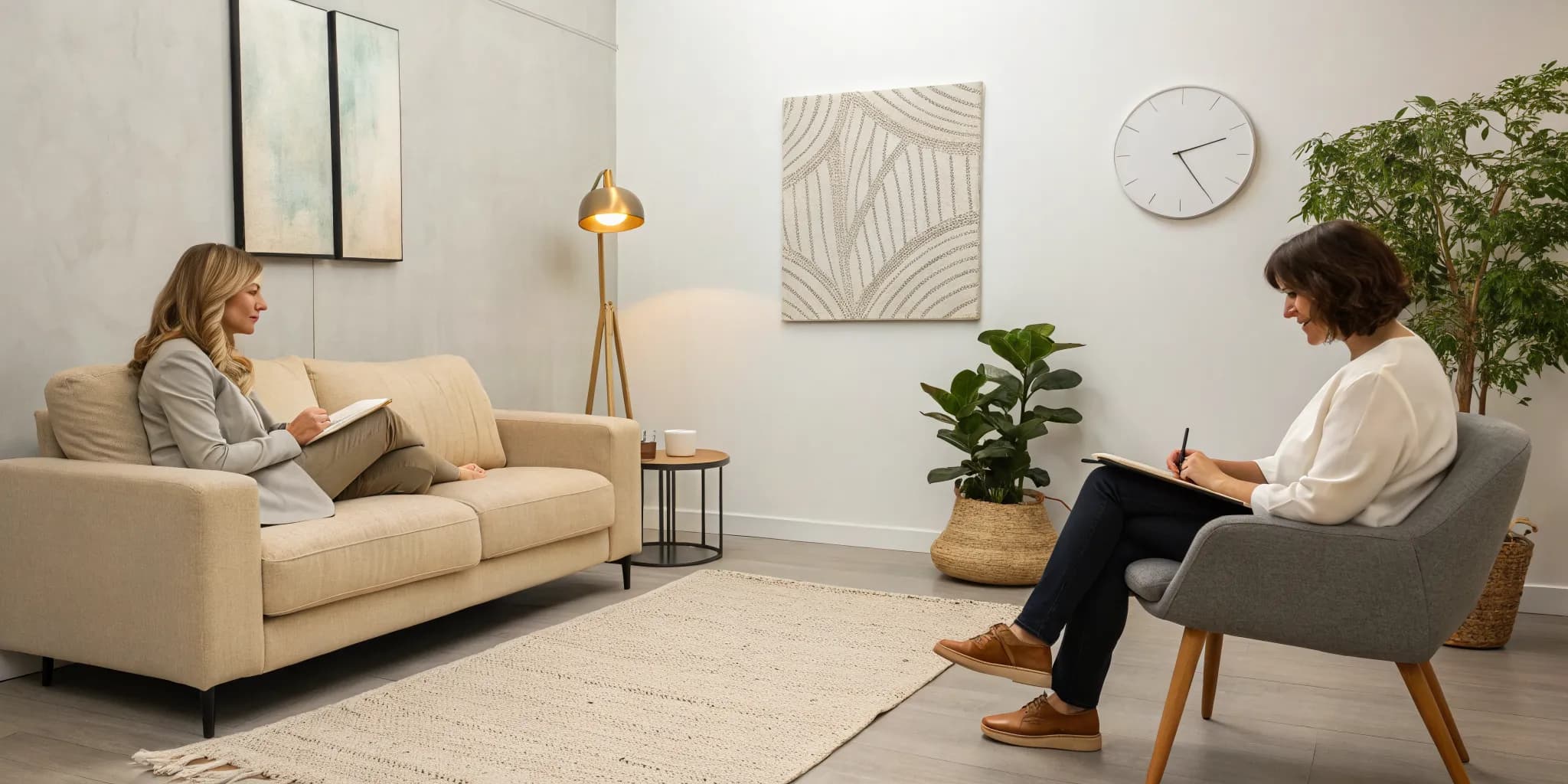 A person in a session deciding if a therapist versus a counselor is the right choice for them.